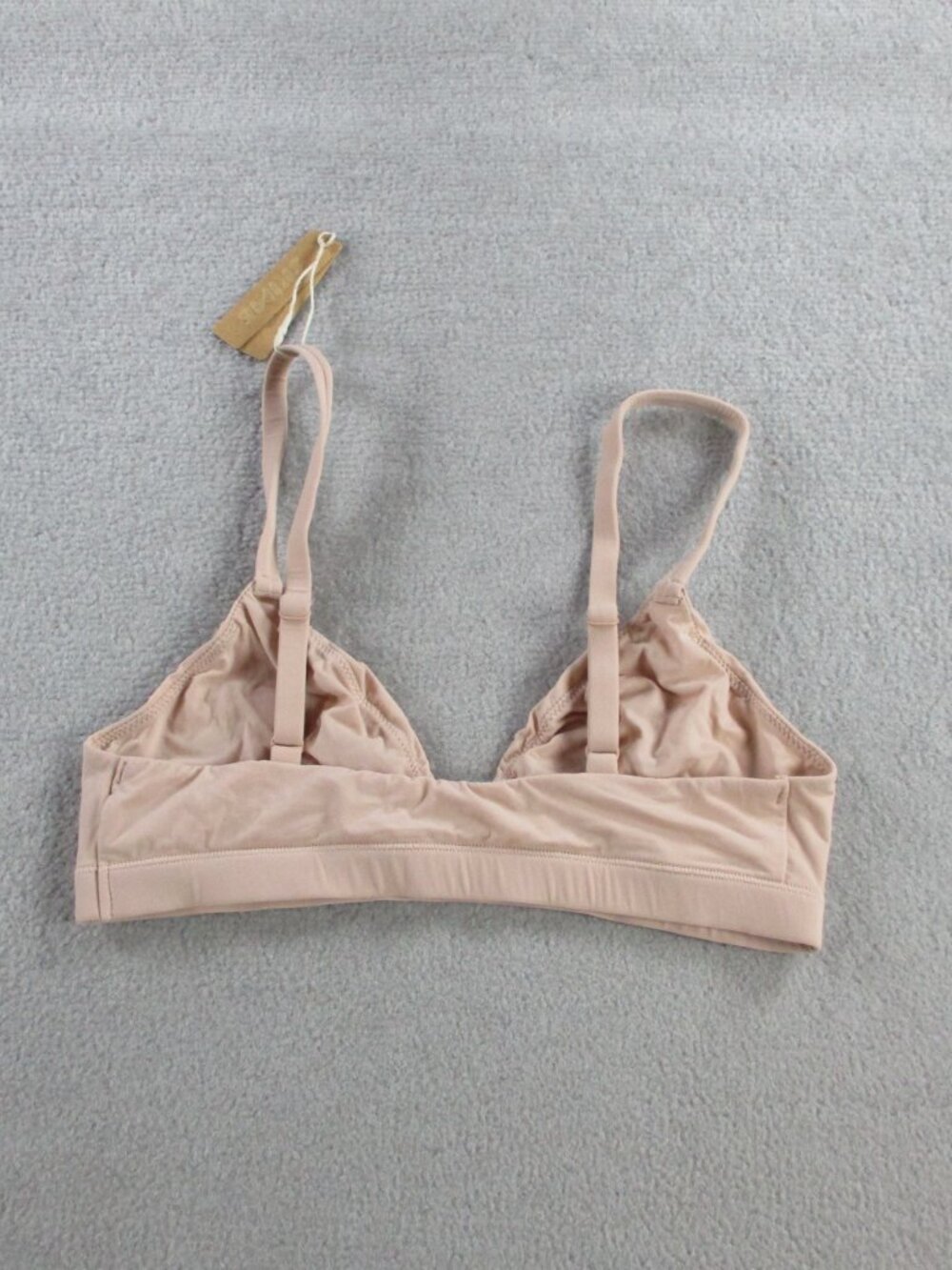 SKIMS Triangle Bralette Womens Small Mica Beige Triangle Bralette NEW - Picture 2 of 6